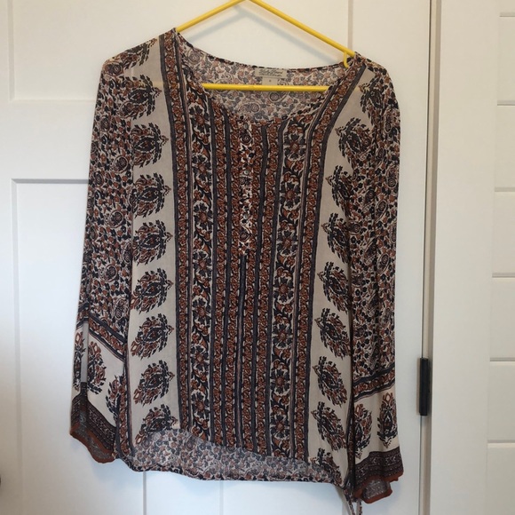 Lucky Brand boho blouse - Picture 1 of 6